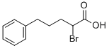 BENZENEPENTANOIC ACID,A-BROMO- 结构式