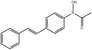 N-ACETYL-N-HYDROXY-TRANS-4-AMINOSTILBENE 结构式