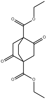 2,5-二氧代二环[2.2.2]辛烷-1,4-二甲酸二乙酯 结构式