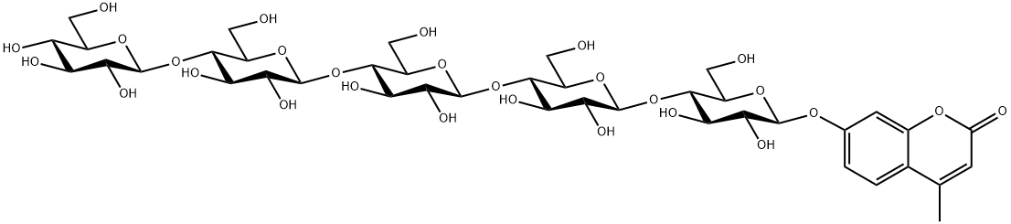 4-METHYLUMBELLIFERYL-§-D-CELLOPENTOSIDE 结构式