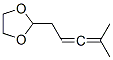 1,3-Dioxolane,  2-(4-methyl-2,3-pentadienyl)-  (9CI) 结构式