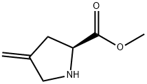 L-PROLINE, 4-METHYLENE-, METHYL ESTER (9CI) 结构式