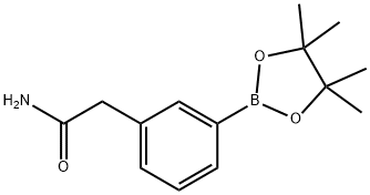 3-(2-ACETAMIDYL)PHENYLBORONIC ACID PINACOL ESTER 结构式