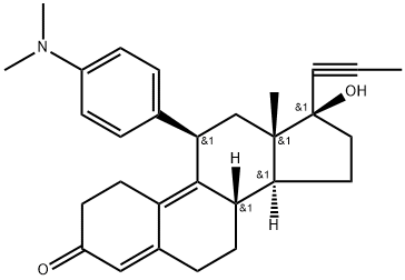 米非司酮 结构式