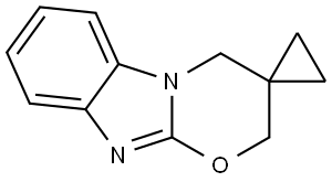 Spiro[cyclopropane-1,3(4H)-[2H][1,3]oxazino[3,2-a]benzimidazole] (9CI) 结构式