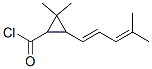 Cyclopropanecarbonyl chloride, 2,2-dimethyl-3-(4-methyl-1,3-pentadienyl)- (9CI) 结构式