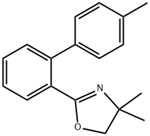 4,4-二甲基-2-(4'-甲基-2-联苯基)-2-噁吖啉 结构式