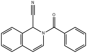 2-苯甲酰基-1-氰基-1,2-二氢异喹啉 结构式
