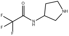 3-(三氟乙酰氨基)吡咯烷盐酸盐 结构式