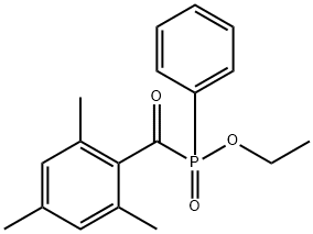 2,4,6-三甲基苯甲酰基苯基膦酸乙酯 结构式
