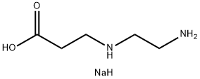 N-(2-氨基乙基)-Β-丙氨酸单钠盐 结构式