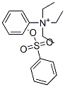 N,N,N-triethylanilinium phenylsulphonate  结构式