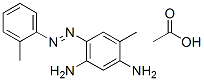 5-(o-tolylazo)toluene-2,4-diamine monoacetate 结构式