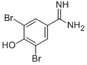 3,5-DIBROMO-4-HYDROXY-BENZAMIDINE 结构式