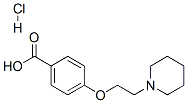 4-[2-(1-吡咯烷基)乙氧基]苯甲酸盐酸盐 结构式