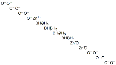 octaboron trizinc pentadecaoxide 结构式