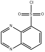 喹喔啉-5-磺酰氯 结构式