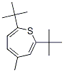 2,7-Di-tert-butylthiepin,4-methyl- 结构式