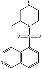 1-(5-异喹啉磺酰基)-2-甲基哌嗪 结构式