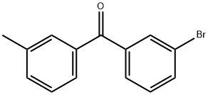 (3-溴苯基)(间甲苯基)甲酮 结构式
