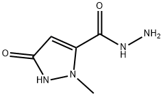 3-羟基-1-甲基-吡唑-5-羧肼 结构式