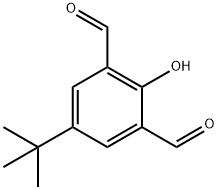 4-叔丁基-2,6-甲酰基苯酚 结构式