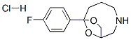 1-(4-fluorophenyl)-9,10-dioxa-5-azabicyclo[5.2.1]decane hydrochloride 结构式