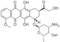 9-deoxydoxorubicin 结构式