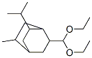2-(diethoxymethyl)-5-methyl-7-(1-methylethyl)bicyclo[2.2.2]octane 结构式