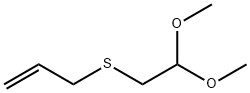 3-[(2,2-二甲氧基乙基)硫基]-1-丙烯 结构式