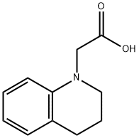 3,4-二氢-1(2H)-喹啉乙酸 结构式