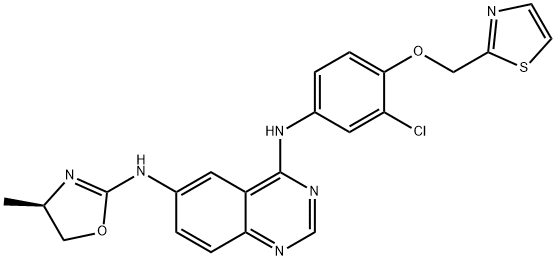泛EGFR小分子抑制剂(VARLITINIB) 结构式