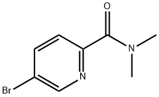 5-溴-N,N-二甲基吡啶-2-甲酰胺 结构式