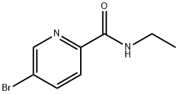 N-乙基-5-溴吡啶甲酰胺 结构式