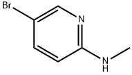 5-溴-2-(甲基氨基)吡啶 结构式