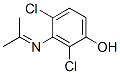 2,4-dichlor-3-[(isopropylidene)amino]phenol 结构式