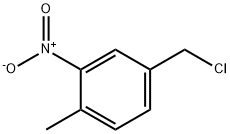 3-硝基-4-甲基苄氯 结构式
