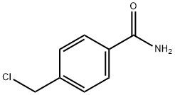 4-(氯甲基)苯甲酰胺 结构式