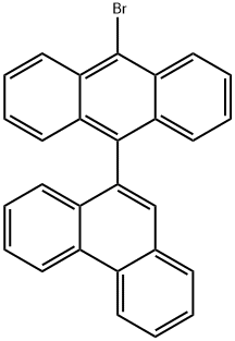 9-溴-10-(10-菲基)蒽 结构式