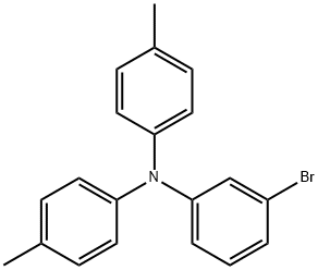 3-溴-N,N-双(4-甲基苯基)苯胺 结构式