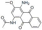 N-(4-amino-9,10-dihydro-3-methoxy-9,10-dioxo-1-anthryl)acetamide 结构式