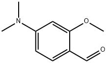 4-二甲基氨基-2-甲氧基苯甲醛 结构式