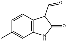 6-甲基-2-氧代吲哚啉-3-甲醛 结构式