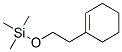 1-Trimethylsiloxy-2-(1-cyclohexenyl)ethane 结构式