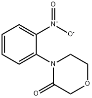 4-(2-硝基苯基)吗啉-3-酮 结构式