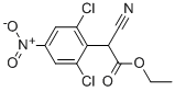 ETHYL 2,6-DICHLORO-ALPHA-CYANO-4-NITRO- BENZENEACETATE 结构式