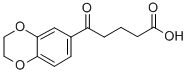 5-(2,3-二氢-1,4-苯并二噁英-6-基)-5-氧代戊酸 结构式