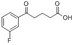 5-(3-FLUOROPHENYL)-5-OXOVALERIC ACID 结构式