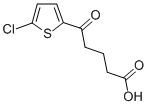 5-(5-氯噻吩-2-基)-5-氧代戊酸 结构式