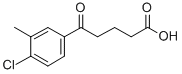 5-(4-CHLORO-3-METHYLPHENYL)-5-OXOVALERIC ACID 结构式